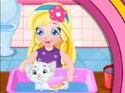 play Baby Sofias White Kitty