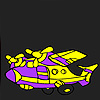 play Chubby Airplane Coloring