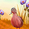 play Goose In The Flowers Puzzle
