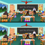 play Classroom Spot The Differences