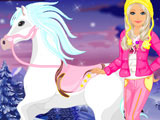 Barbie'S Winter Pony Caring