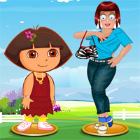 play Zoe With Dora Dress Up
