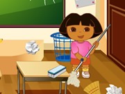 play Dora Clean Up