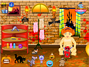 play Halloween Baby Bathing