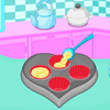 play Cute Heart Cupcakes