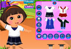 play Dora Goes To School Dress Up