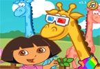play Dora Care Baby Giraffe