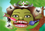 play Green Monster Dentist Care