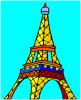 play Eiffel Tower Coloring