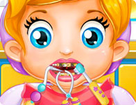 play Baby Lizzie Dentist Girl