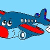 play Kids Coloring Airplane