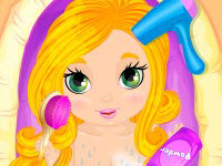 play Rapunzel Baby Shower