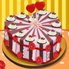 play Lovers Anniversary Cake Decor