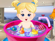play Baby Girl Bathing