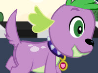 play Equestria Spike In Day Spa