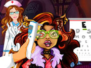 play Clawdeen Eye Care