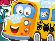 play School Bus Wash Kissing