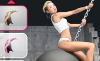 play Miley Cyrus Wrecking Ball Dress Up