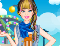 play Barbie Hipster Princess Dress Up