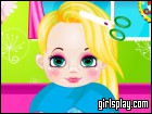 play Baby Rapunzel Haircut And Bathing