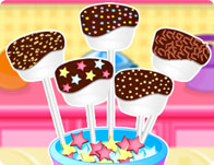 play Chocolate Dipped Marshmallows