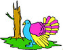 play Alone Turkey Coloring
