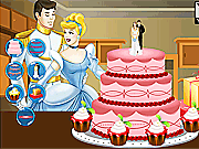 play Cinderella Wedding Cake Decor