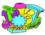 play Colorful Wagon Coloring