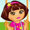 play Dora Baby Caring