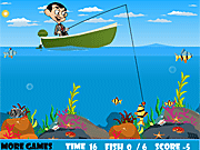 play Mr Bean Fishing