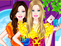 play Barbie Animal Prints Dressup