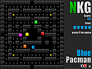 play Blue Pacman