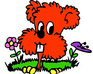 play Puppy In Garden Coloring