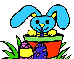 Easter Colorful Eggs Coloring