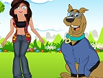 Zoe With Scooby Doo Dress Up