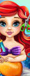 play Baby Ariel Real Haircuts