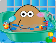 play Pou Bathing