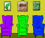 3 Cartoon Chairs Escape