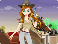 play Cow Girl Dress Up