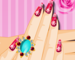 play Floral Manicure