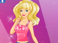 play Barbie Popstar Dress Up