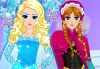 play Anna Elsa Frozen Princess