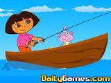 play Dora Fishing Time