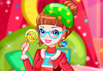 play Rainbow Girl With Lollipop