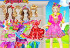 play Barbie Lollipop Princess Dress Up