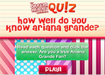 Ariana Grande Quiz