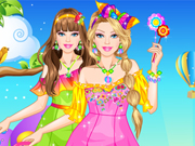 play Barbie Lollipop Princess Kissing