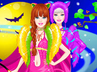 play Barbie Cat Woman Dressup