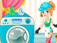 play Clumsy Gardener Laundry