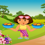 play Dora Messy Food